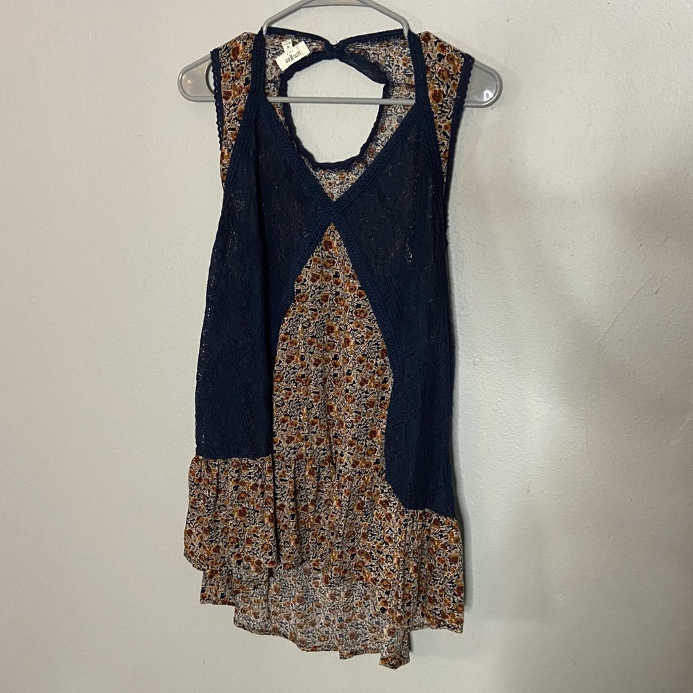 Umgee Dress with Florals | Size Medium